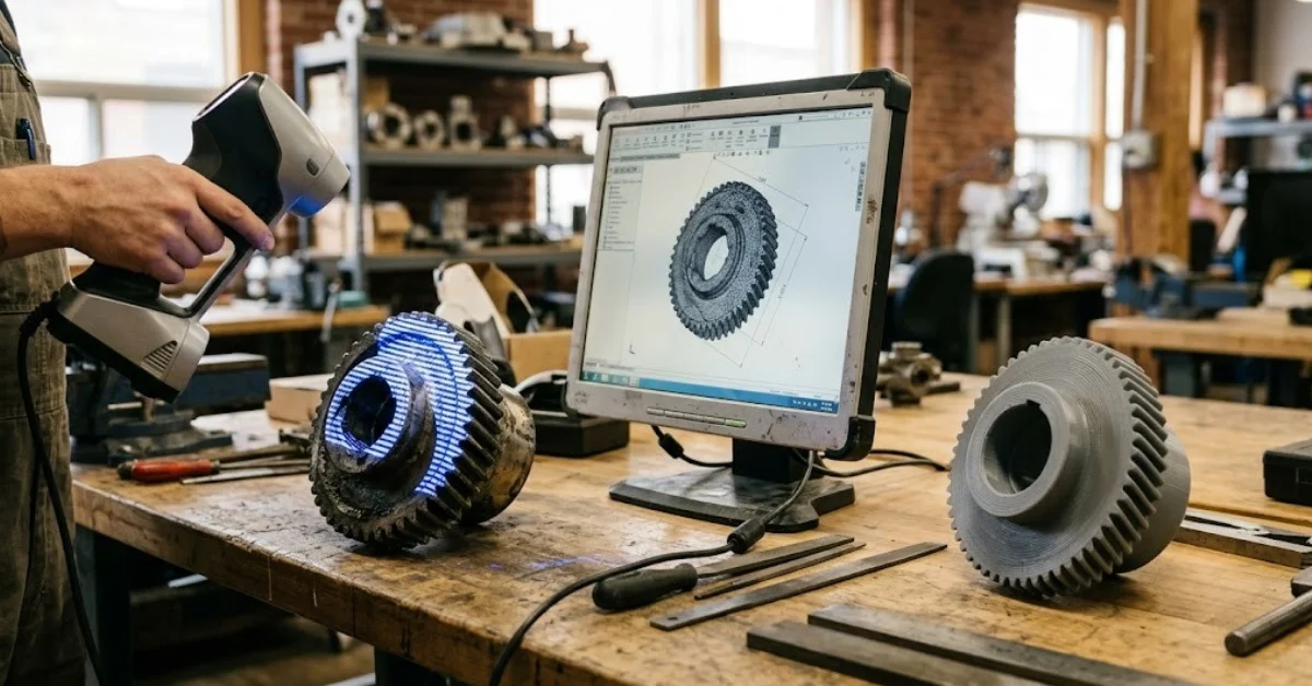 Scan to CAD to Print: How a Real Object Becomes a New Part